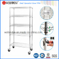 Chrome ESD Utility Metal Wire Industrial Cart Fabricantes